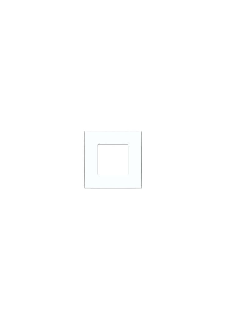 Terre 1 Gang Glass White Color