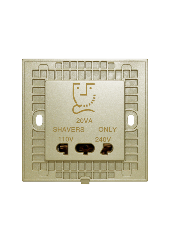 SOL Shaving socket Gold  Color UK Size