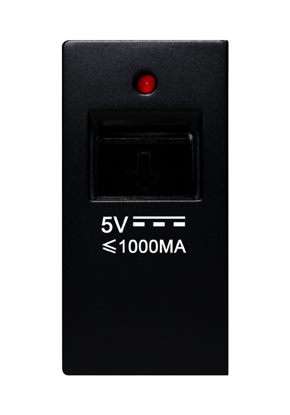 SOL 1/2 USB Charging, 5V,1000MA bLACK  Color UK Size