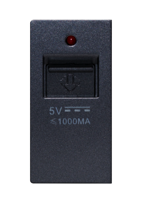 SOL 1/2 USB Charging, 5V,1000MA Gray  Color UK Size