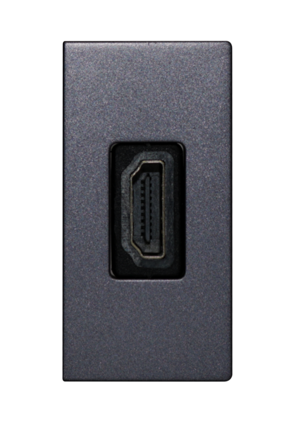 SOL 1/2 HDMI Outlet Gray  Color UK Size