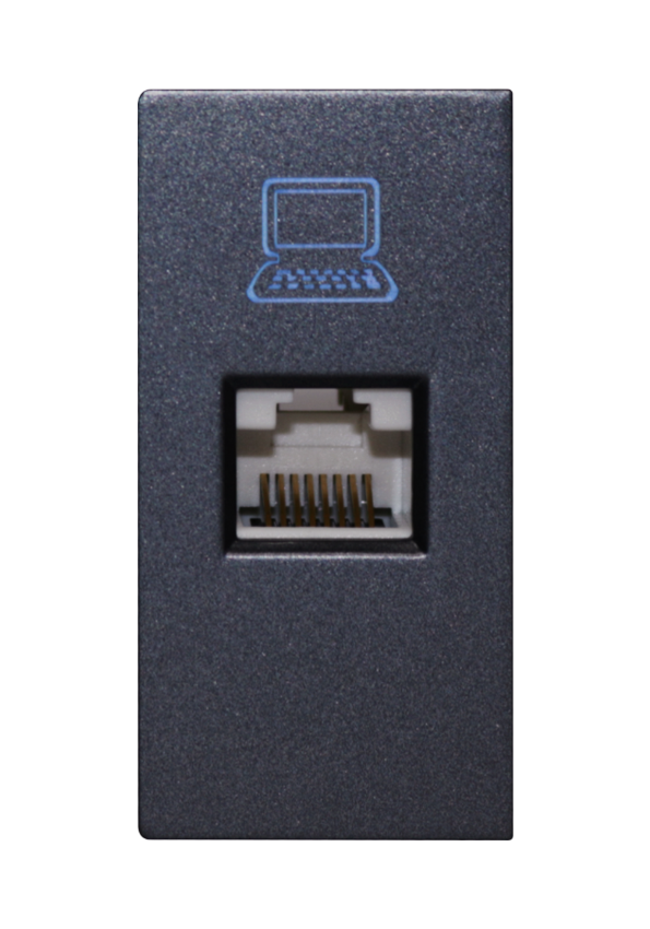 SOL Ethernet Socket  Gray  Color UK Size