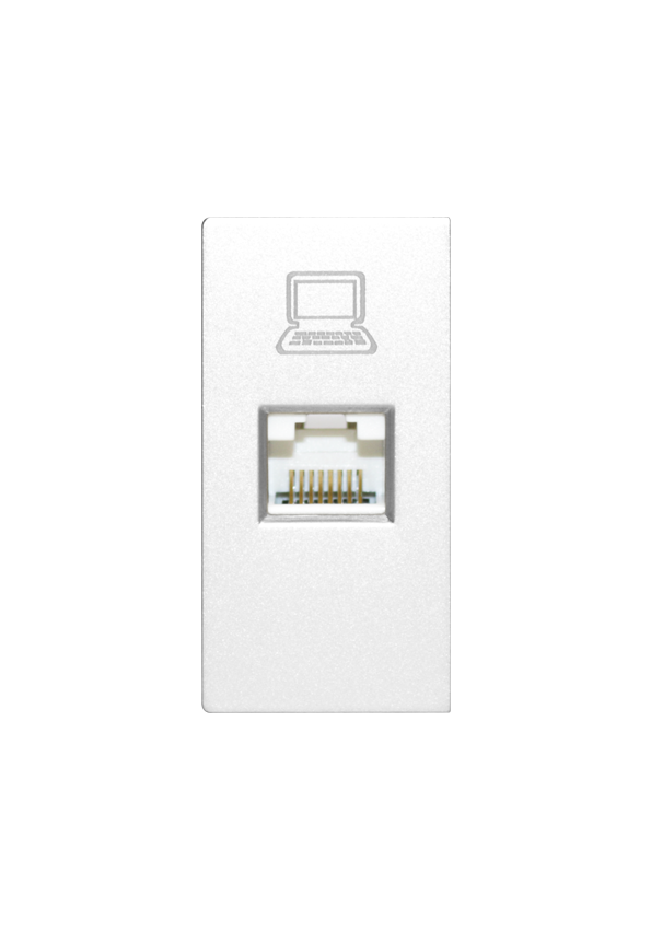 SOL Ethernet Socket  White  Color UK Size
