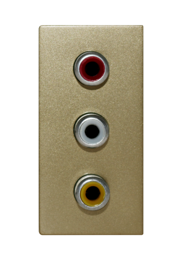 SOL AV RCA outlet Gold  Color UK Size