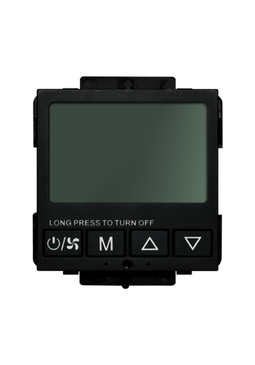 [TIS-CLK-AC-BLK] Click/Sirius Series TIS-BUS  Thermostat  Modular Black