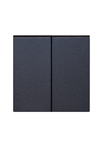 [SOL-SWT-2G-A] SOL 2 Gang 2 Way Switch   Gray Color UK Size