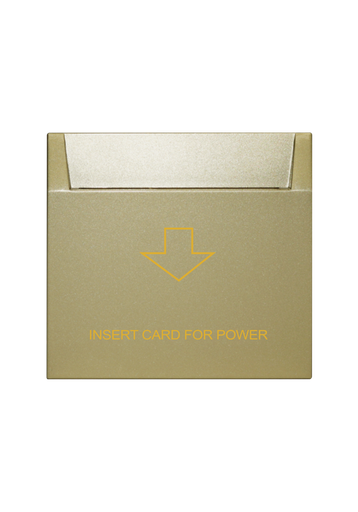 [SOL-VRD-HTU-G] SOL 30A Insert card switch Gold  Color UK Size
