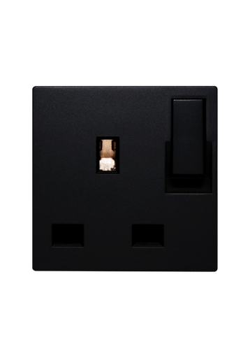 [SOL-PLG-UK-B] SOL 13A Socket Black  Color UK Size
