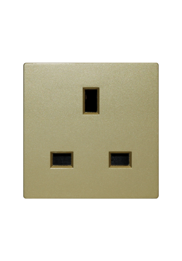[SOL-PLG-UK-G] SOL 13A Socket Gold  Color UK Size