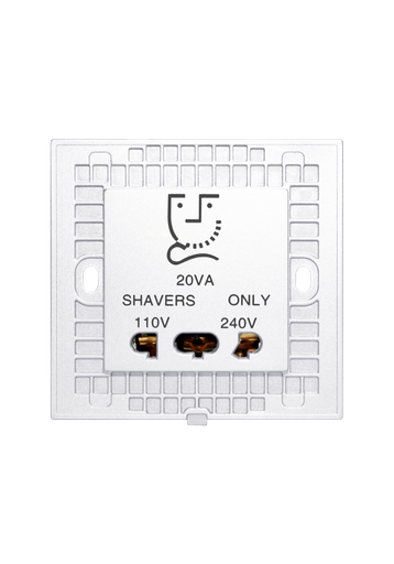 [SOL-SHV-W] SOL Shaving socket White  Color UK Size