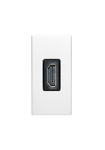 [SOL-HDMI-W] SOL 1/2 HDMI Outlet White  Color UK Size