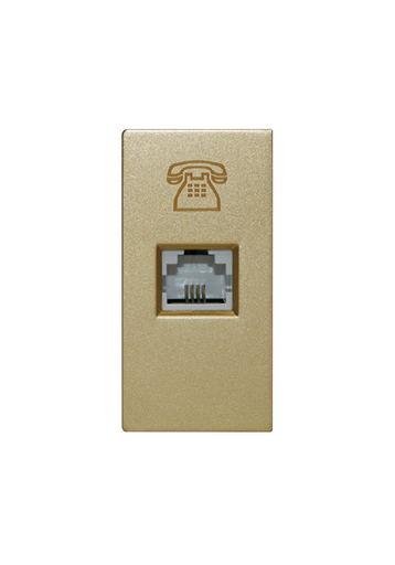 [SOL-TEL-G] "1/2 TEL Outlet Gold  Color UK Size"